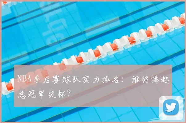 NBA季后赛球队实力排名：谁将捧起总冠军奖杯？